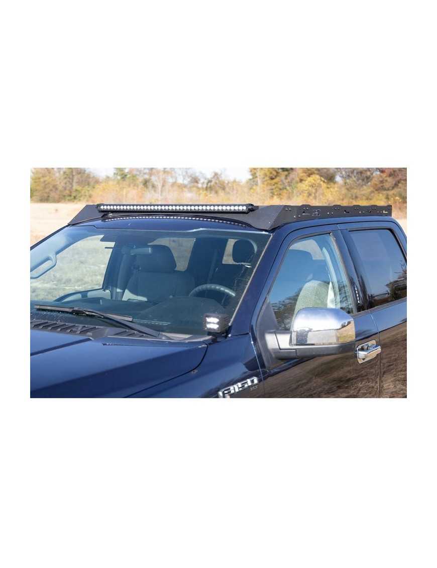 Bagażnik dachowy z listwą LED 40" przód i tył Rough Country Crew Cab