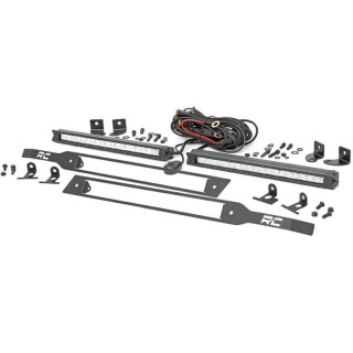 Oświetlenie LED HID i inne 10" podwójna flood Rough Country Black Series