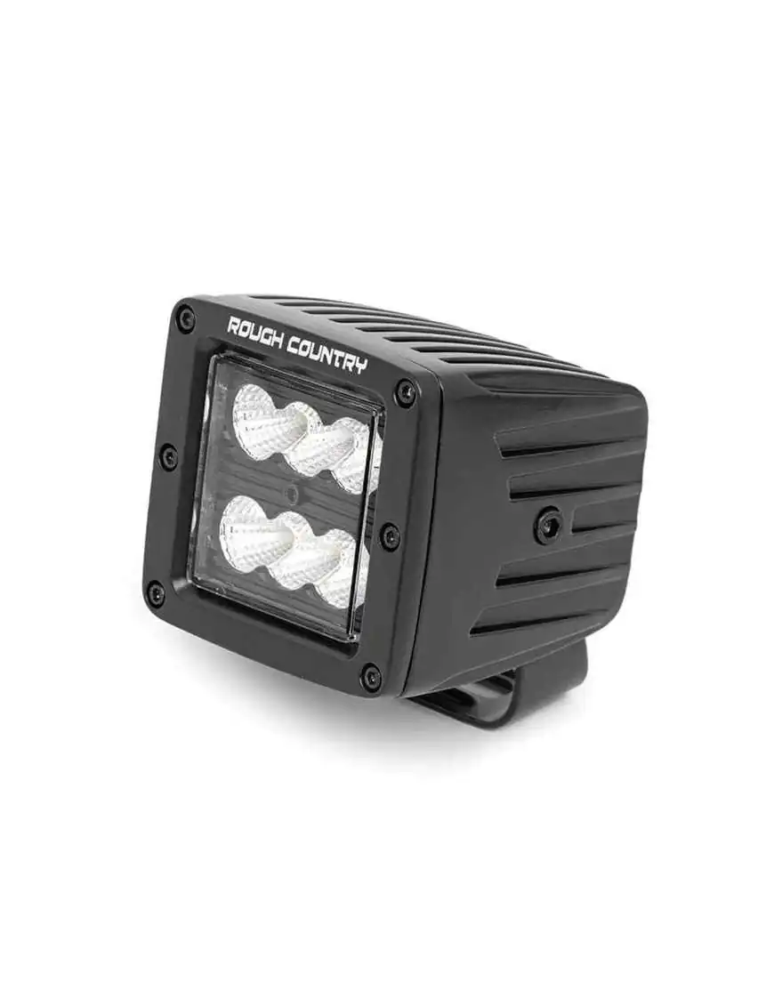 Zestaw lamp LED 2" Flood Beam Rough Country Black Series