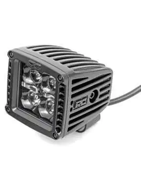 Zestaw lamp LED 2" White DRL Rough Country Black Series