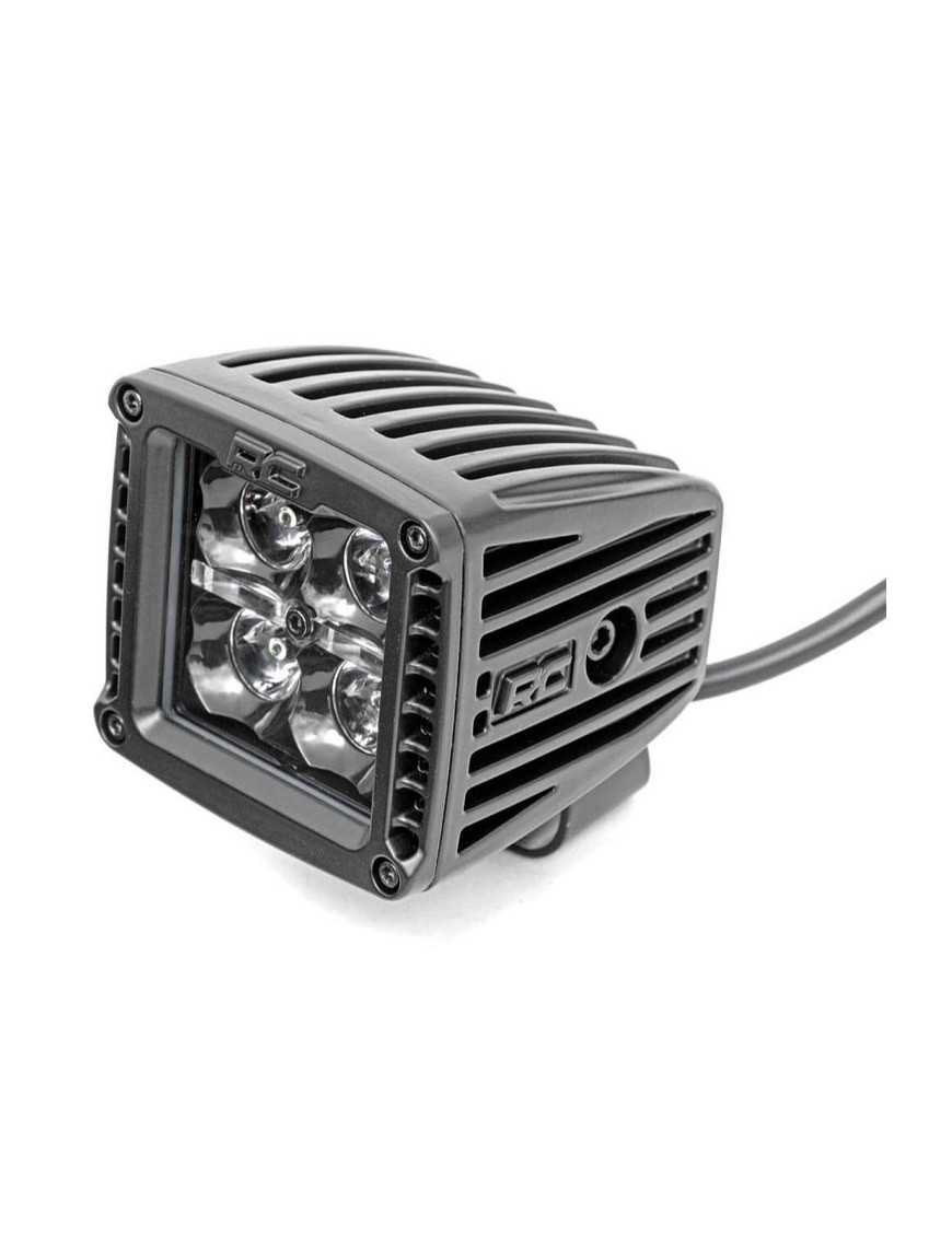 Zestaw lamp LED 2" Amber DRL Rough Country Black Series