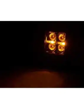 Zestaw lamp LED 2" Amber DRL Rough Country Black Series