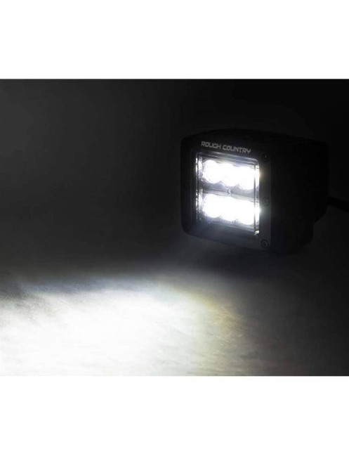 Lampy Cree LED 2" Spot Beam z mocowaniem Rough Country Black Series