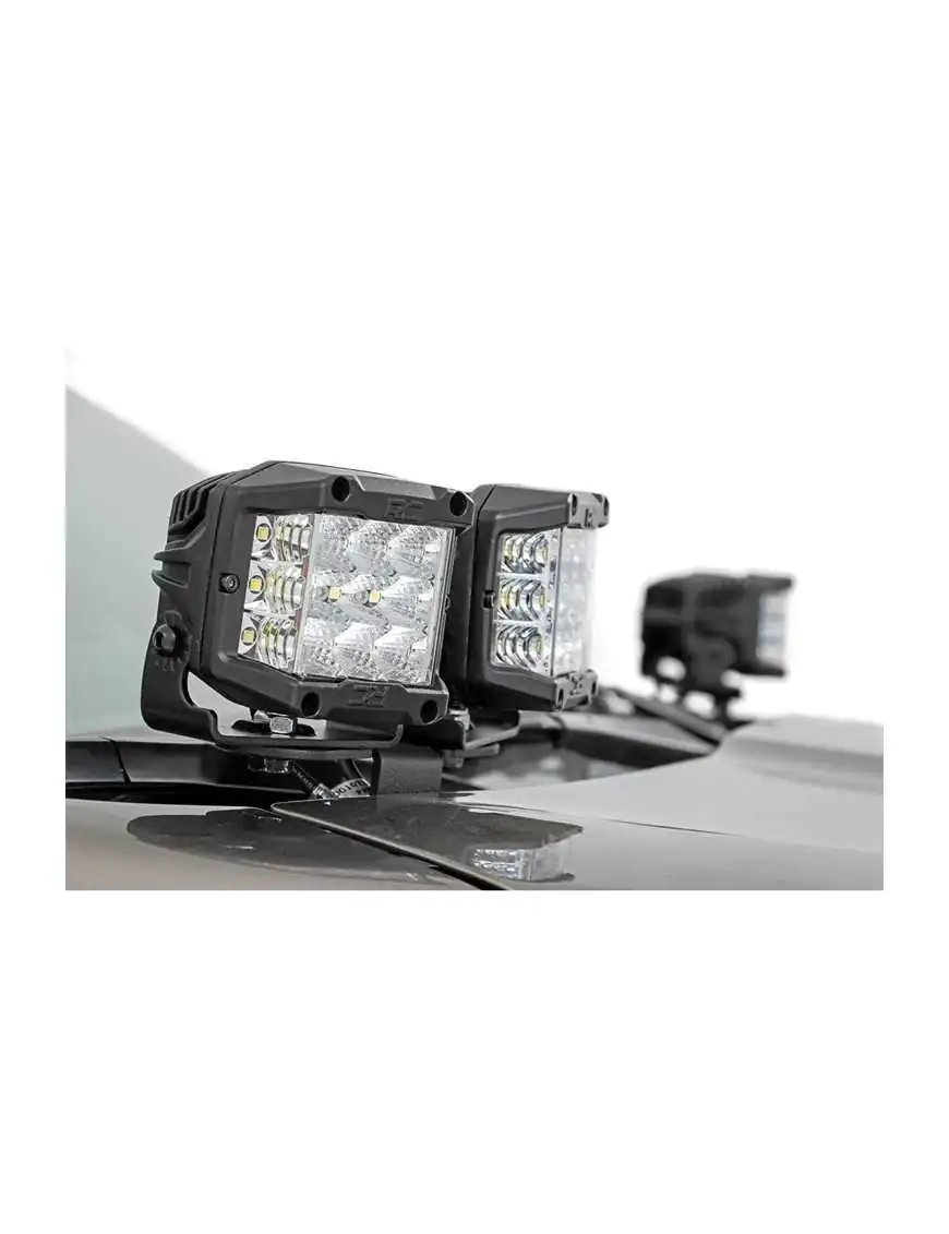 Lampy Cree LED 2" Spot Beam z mocowaniem Rough Country Black Series