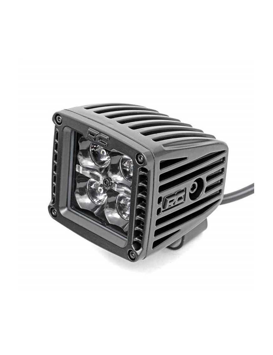 Lampy LED 2" Cool White DRL z mocowaniem Rough Country Black Series