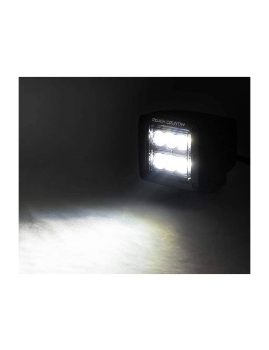 Lampy Cree LED 2" Spot Beam z mocowaniem Rough Country Black Series