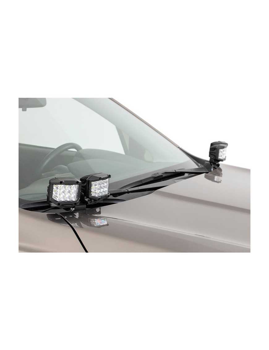 Lampy Cree LED 2" Spot Beam z mocowaniem Rough Country Black Series