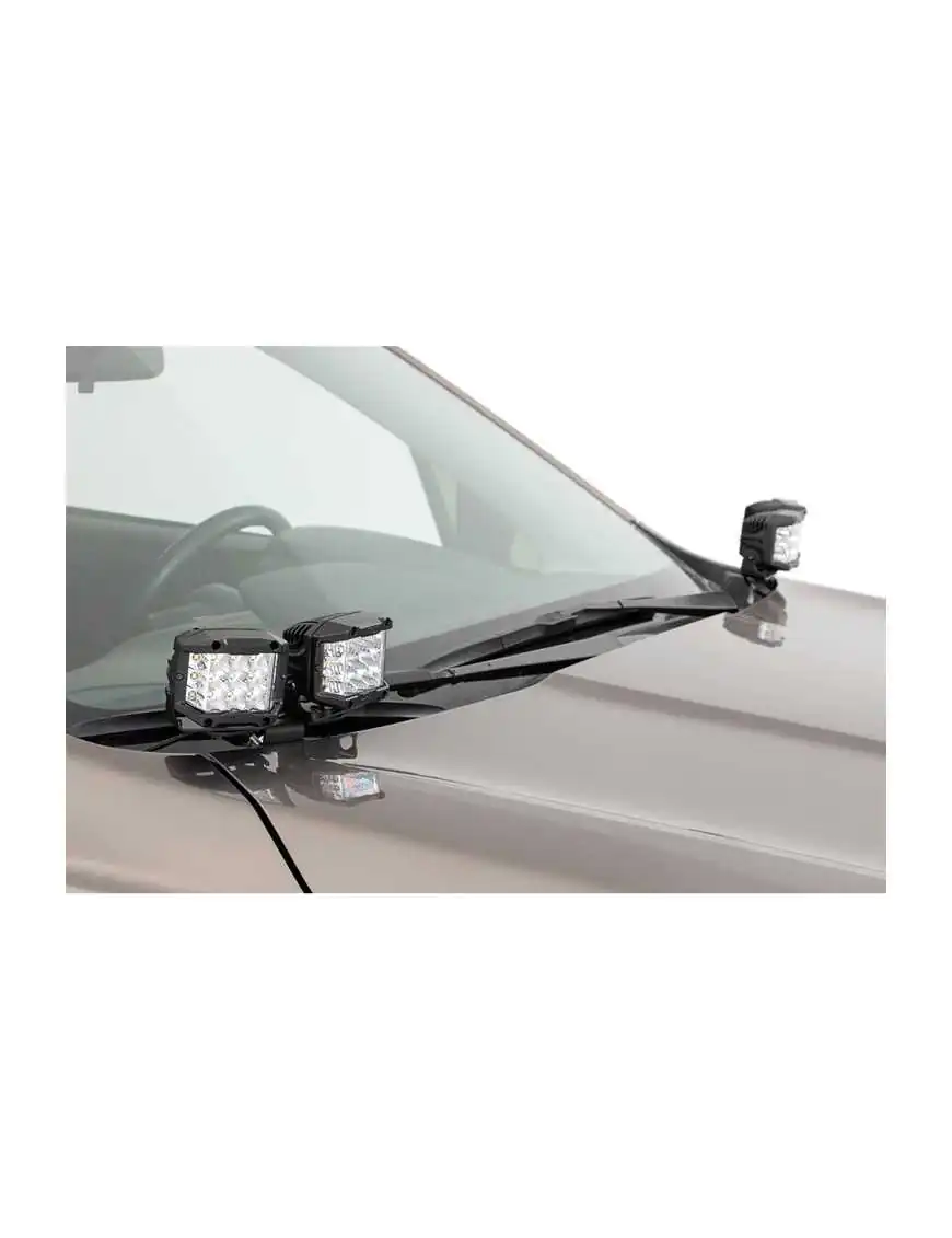 Lampy Cree LED 2" Cool White DRL z mocowaniem Rough Country Black Series