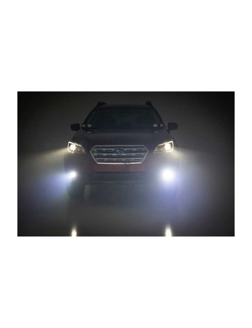 Lampy przeciwmgielne Cree LED Flood Beam z mocowaniem Rough Country Black Series