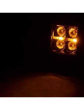 Lampy LED 2" kwadratowe amber DRL spot Rough Country Black Series