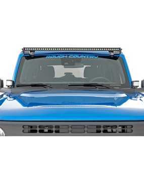 Lampy LED 2" kwadratowe white DRL Rough Country Black Series