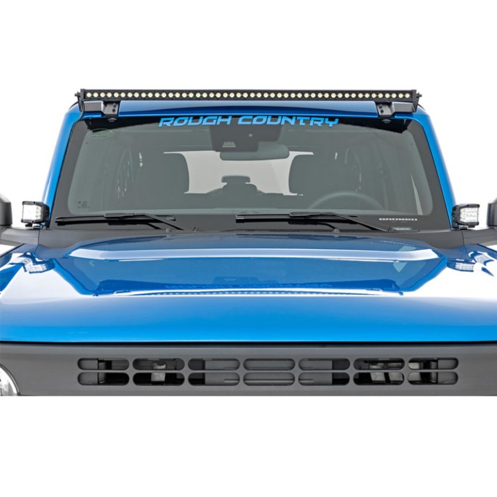 Lampy LED 2" kwadratowe white DRL Rough Country Black Series