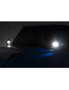 Lampy LED 2" kwadratowe white DRL Rough Country Black Series