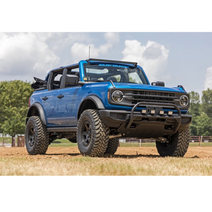 Lampy LED 2" kwadratowe white DRL Rough Country Black Series