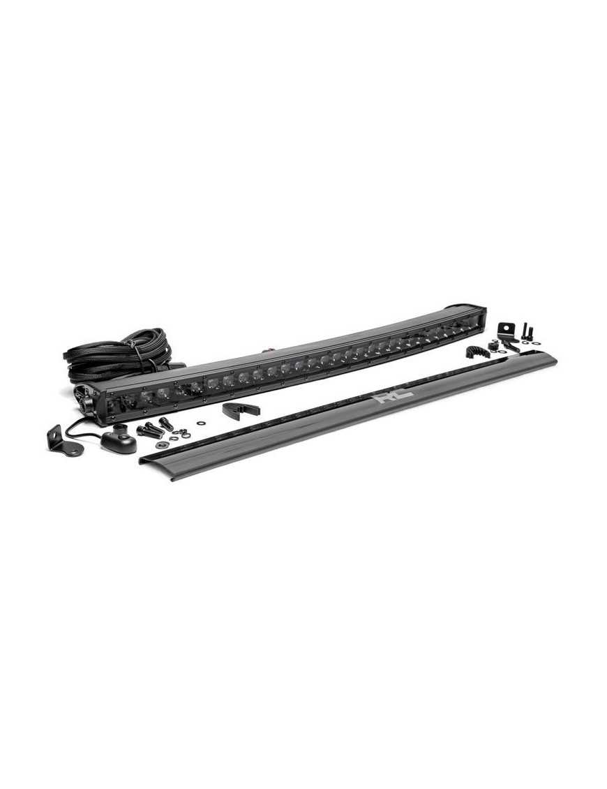 Listwa LED 30" pojedyncza zakrzywiona spot Rough Country Black Series