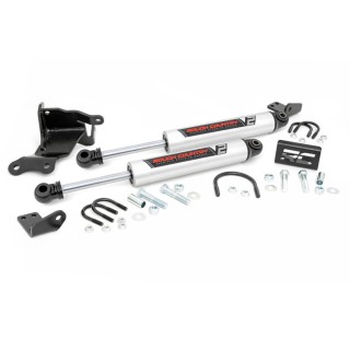 Podwójny amortyzator skrętu Rough Country V2 Lift 2,5-6"