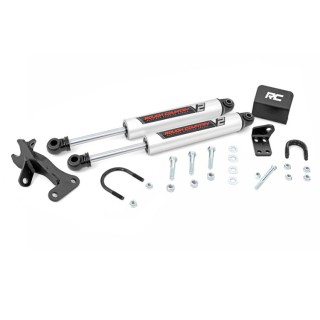Podwójny amortyzator skrętu Rough Country V2 Lift 4"