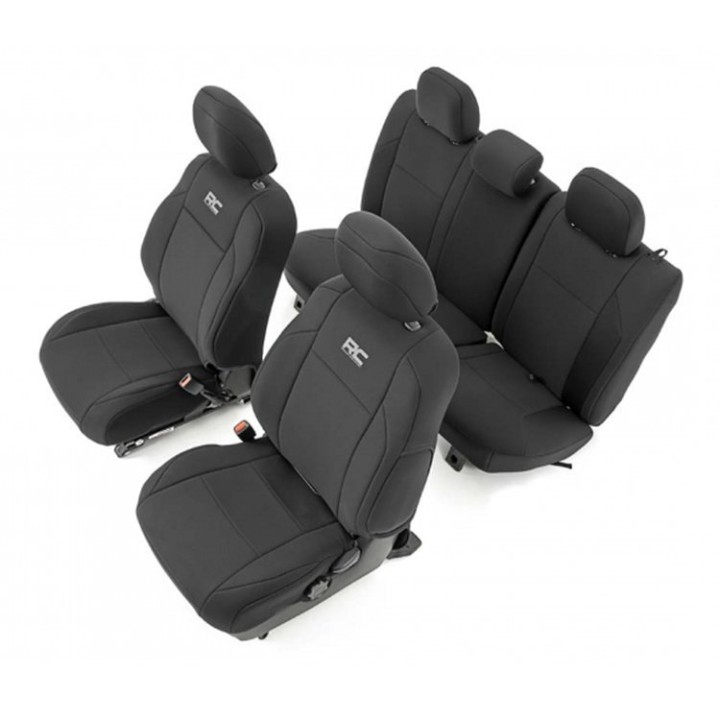Komplet pokrowców na fotele neoprene black Rough Country 