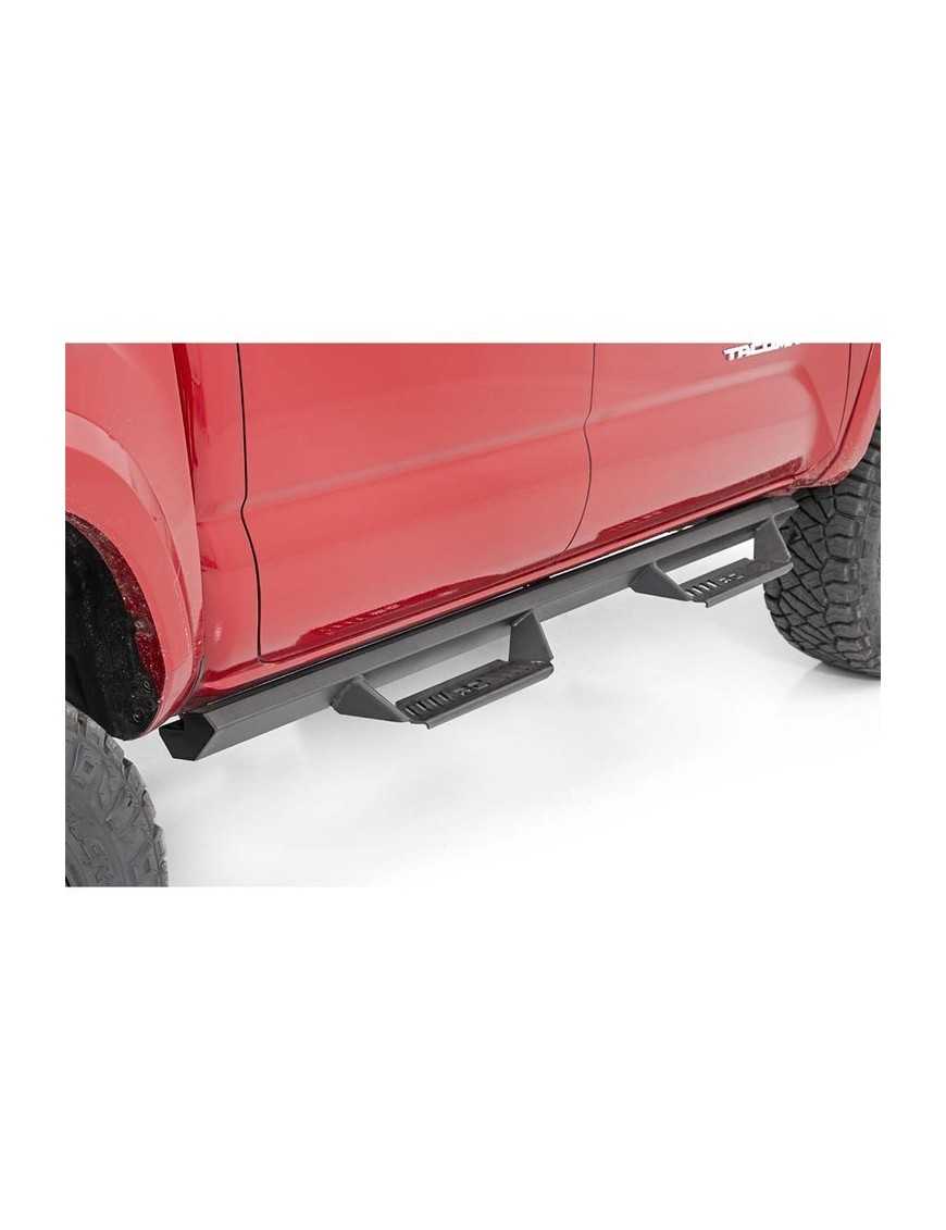 Progi, stopnie boczne Rough Country AL2 Double Cab