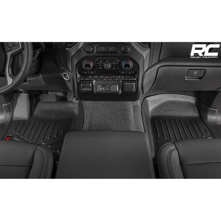Dywaniki na podłogę przód i tył krótki tunel środkowy Rough Country Quad Cab