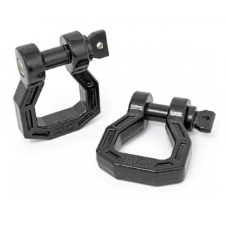 Szekle czarne Rough Country D-ring 3/4"