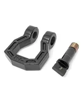 Szekle czarne Rough Country D-ring 3/4"