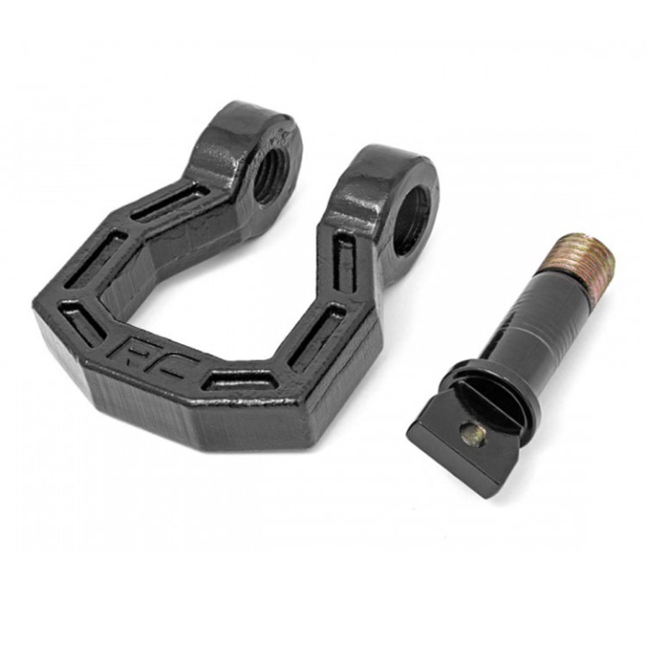 Szekle czarne Rough Country D-ring 3/4"
