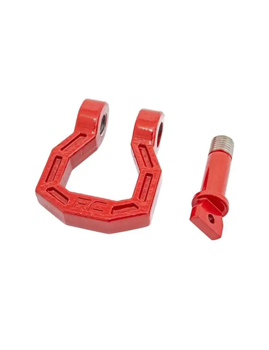 Szekle czerwone Rough Country D-ring 3/4"