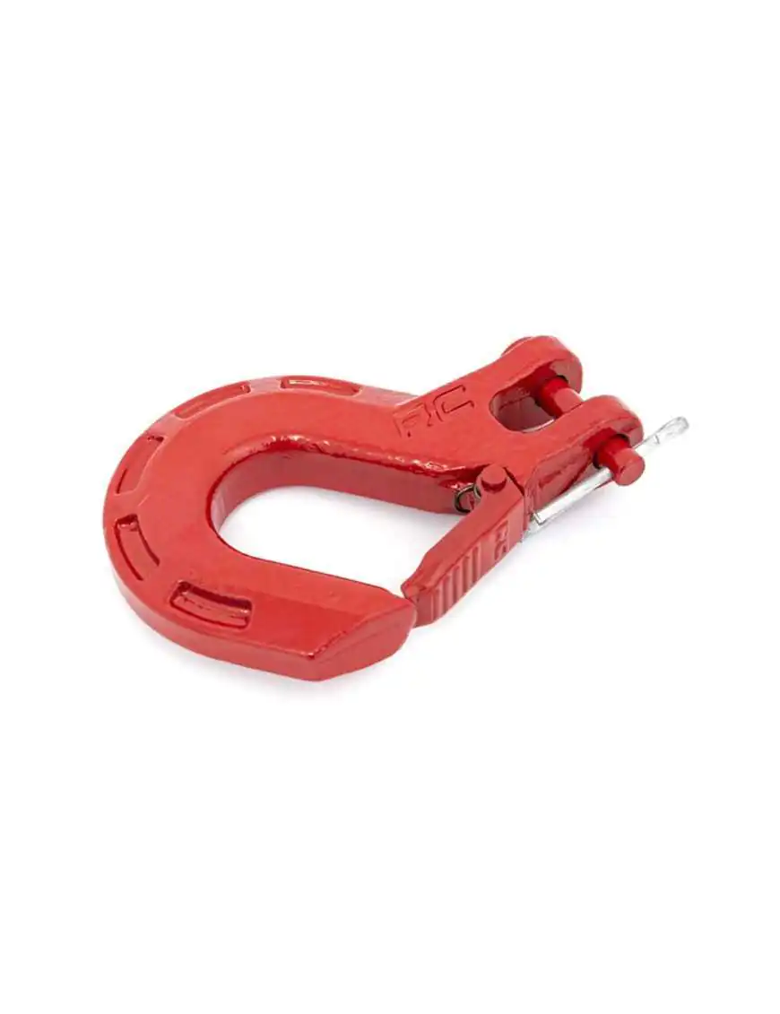 Hak kuty Clevis czerwony Rough Country D-ring 3/4"