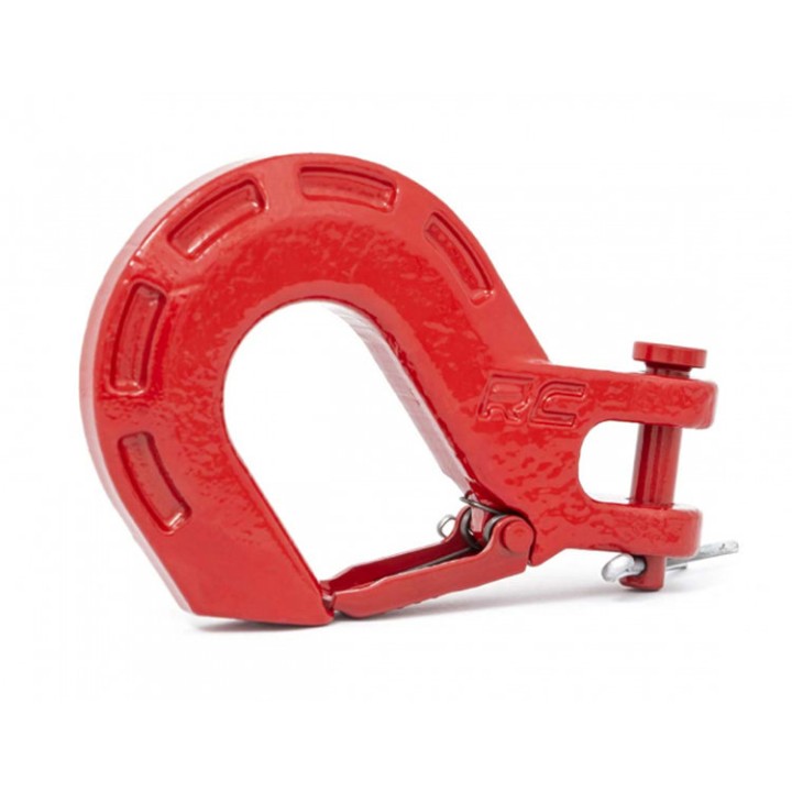 Hak kuty Clevis czerwony Rough Country D-ring 3/4"
