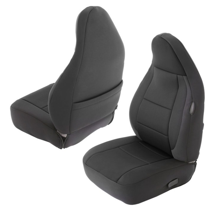 Komplet pokrowców na fotele Black Sides/Black Center neopren Smittybilt