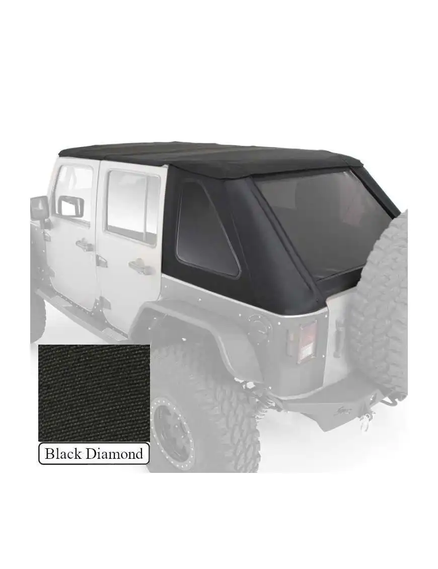 Soft top Slant Black Diamond Smittybilt 