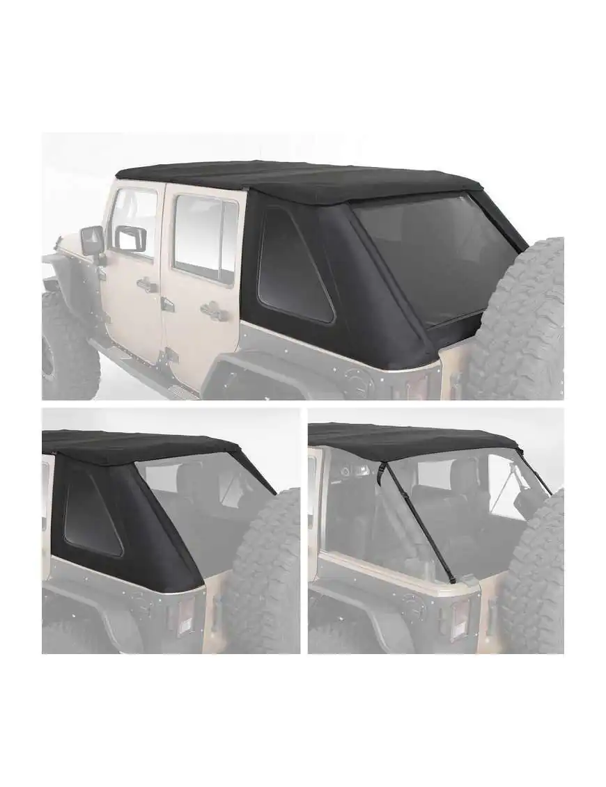 Soft top Slant Black Diamond Smittybilt 