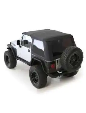 Soft top Slant Black Diamond z torbą Smittybilt 