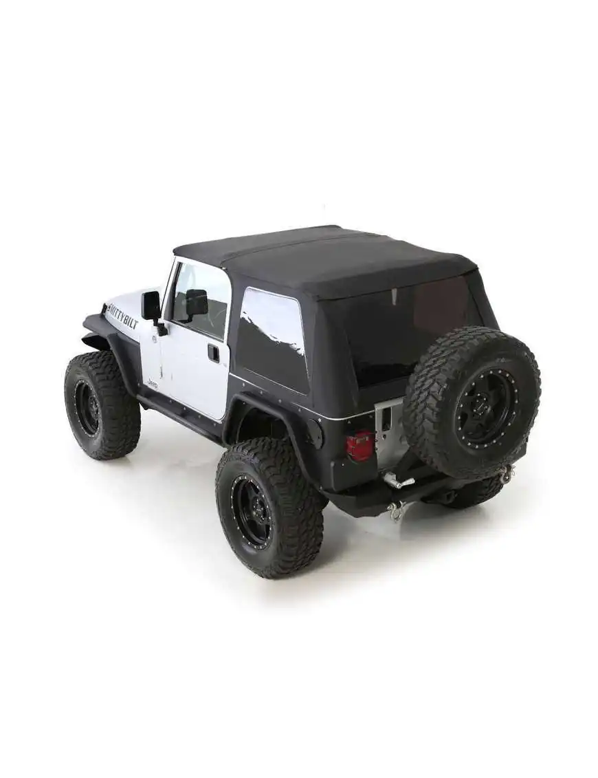 Soft top Slant Black Diamond z torbą Smittybilt 