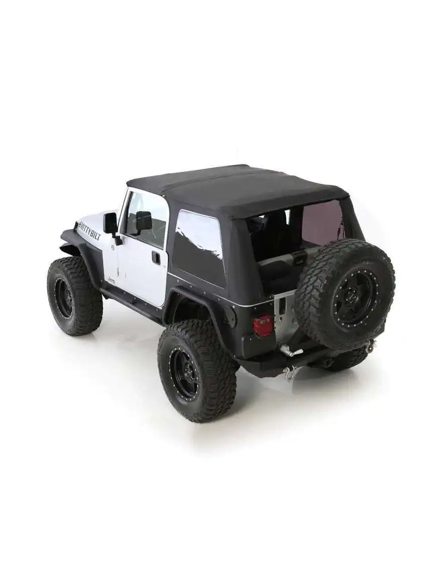 Soft top Slant Black Diamond z torbą Smittybilt 