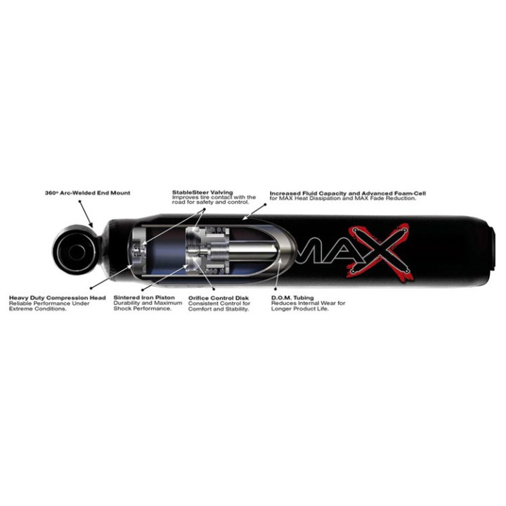 Amortyzator olejowy tył Skyjacker Black Max Lift 3,5-5"