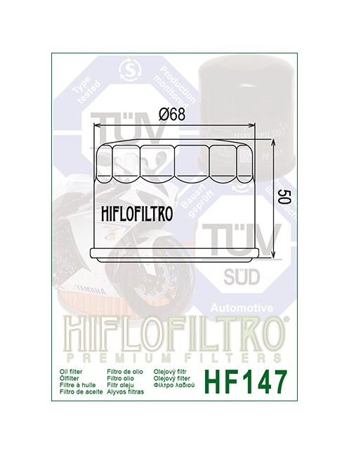 Filtr oleju Kymco MXU 500 Raptor 660 HF147