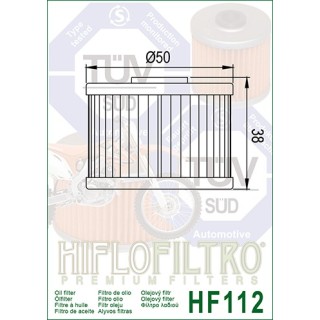 Filtr Oleju KX450 06-14 HF112 Hiflofiltro - ujęcie 2