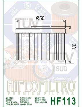 Filtr Oleju TRX400 EX HF113