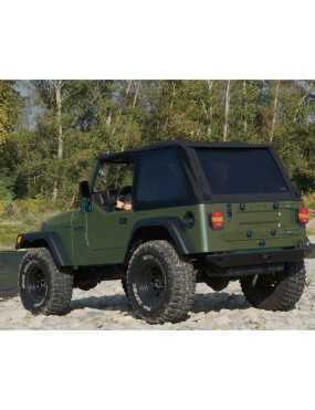 Dach miękki bezstelażowy typu Fastback z szybami Black Diamond Suntop