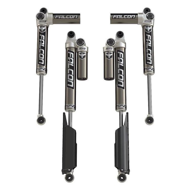 Zestaw amortyzatorów TeraFlex Falcon SP2 3.1 Piggyback Benzyna Lift 0-1,5"