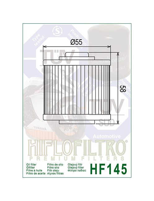 Filtr Oleju YFM700 R Raptor HF145