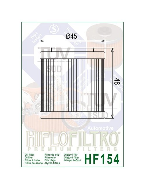Filtr Oleju Husqvarna TE610 TC450 510 HF154