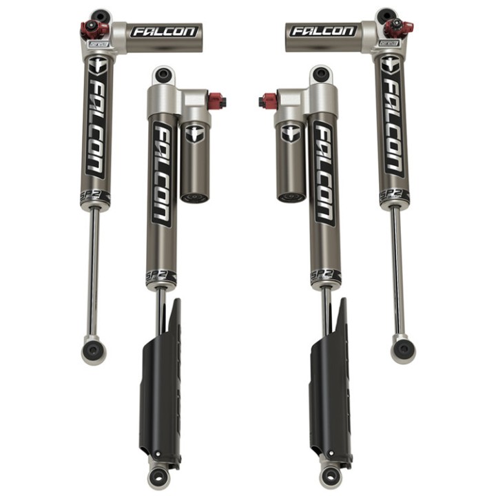 Zestaw amortyzatorów TeraFlex Falcon 3.3 Fast Adjust Piggyback Benzyna Lift 0-1,5"