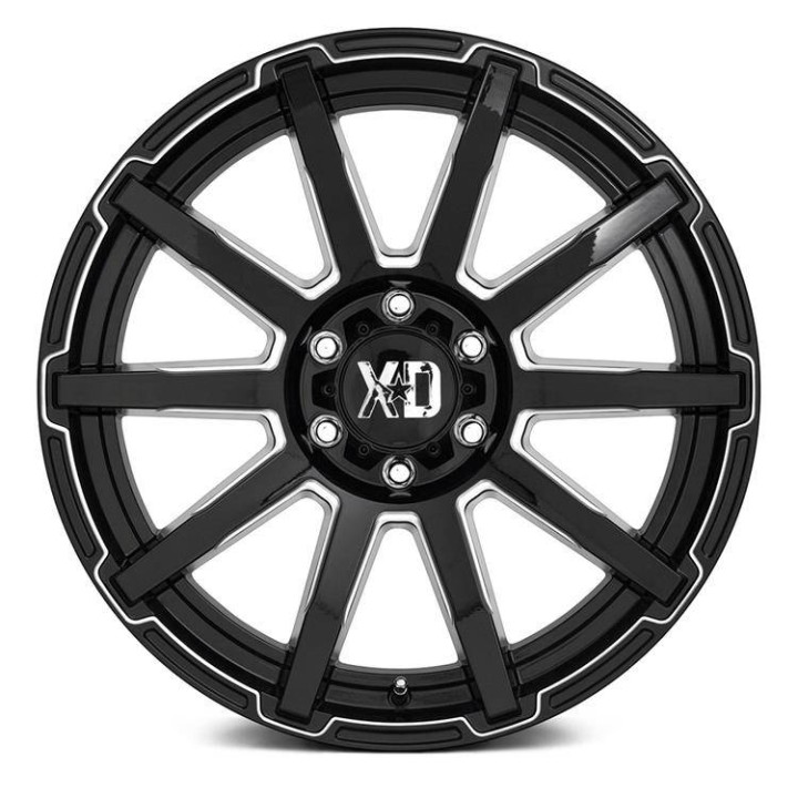Felga aluminiowa XD847 Outbreak Gloss Black Milled XD Series