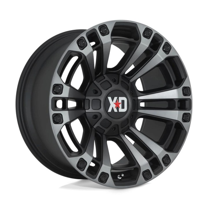 Felga aluminiowa XD851 Monster 3 Satin Black W/ Gray Tint XD Series