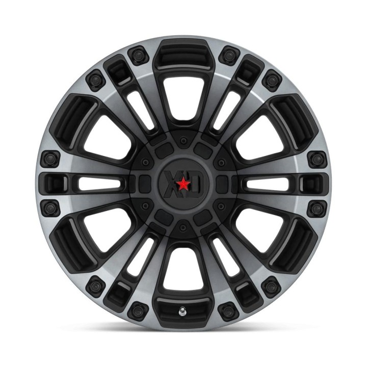 Felga aluminiowa XD851 Monster 3 Satin Black W/ Gray Tint XD Series