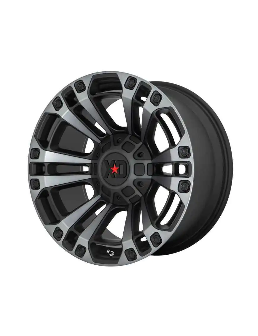 Felga aluminiowa XD851 Monster Satin Black/Gray Tint XD Series