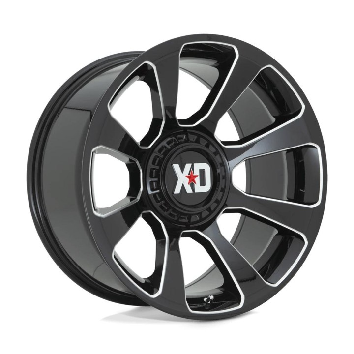 Felga aluminiowa XD854 Reactor Gloss Black Milled XD Series